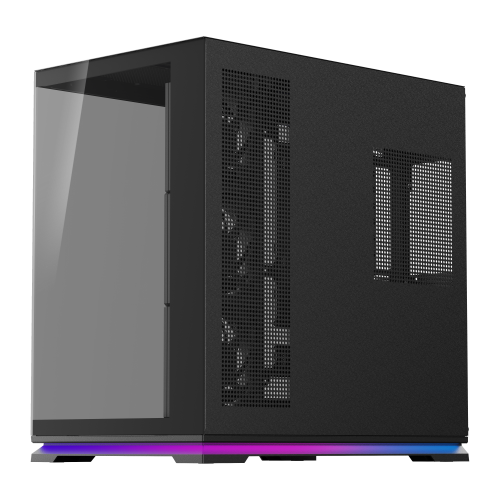 Powercool Plasma Mid Tower Gaming Case - Black 